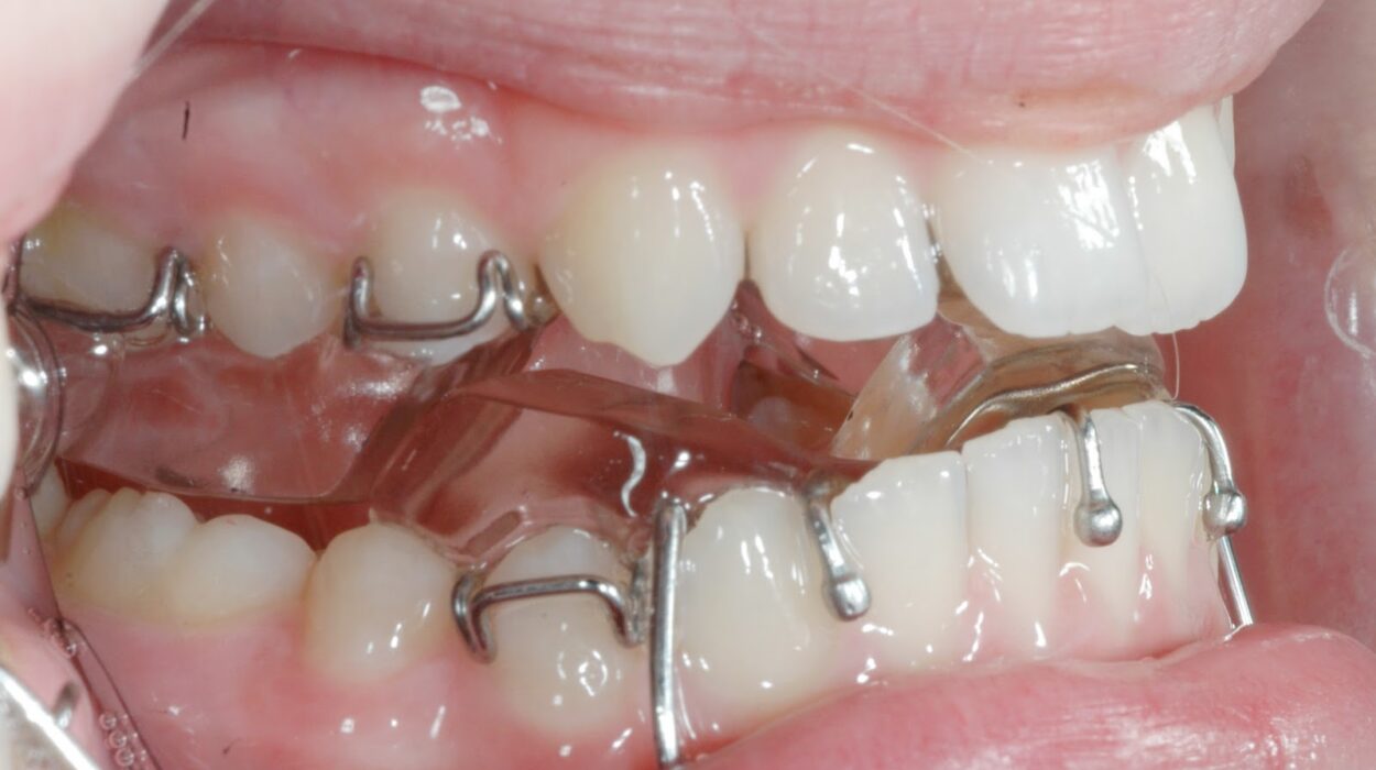 Çocuklarda fonksiyonel ortodontik apareylerin alt çene gelişimini yönlendirmesini gösteren görsel