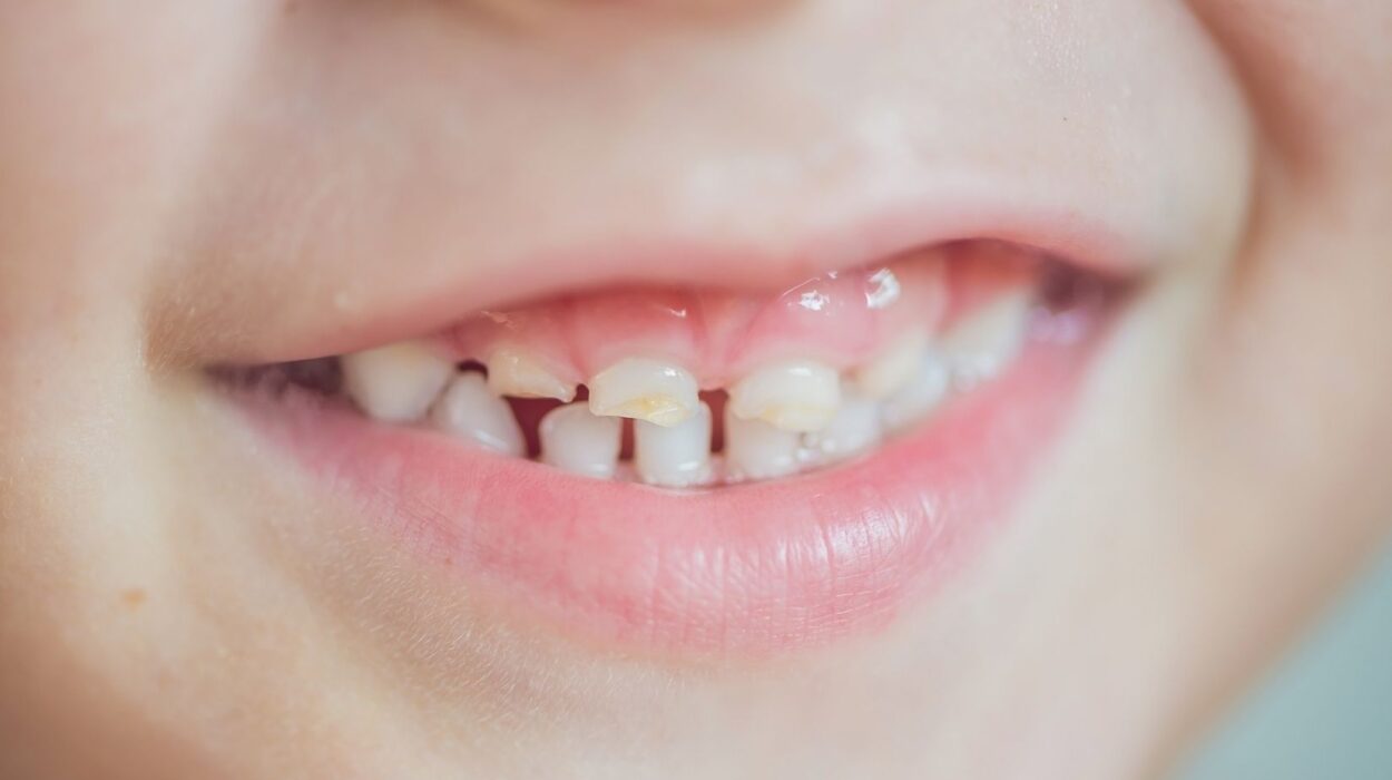 Dudak bağı ve dil bağının ağız içi muayene sırasında değerlendirildiği diş hekimliği görüntüsü.