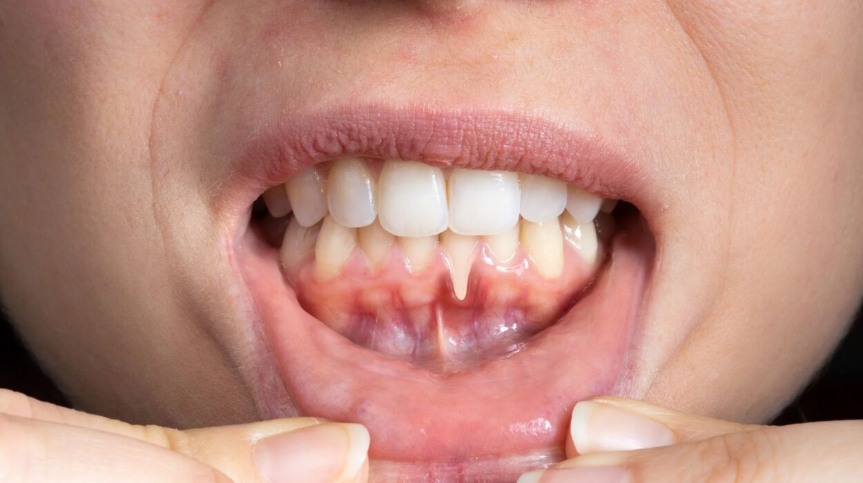 Diş eti çekilmesi bulunan dişlerde kök yüzeyi ve periodontal dokuların klinik olarak değerlendirildiği ağız içi muayene.